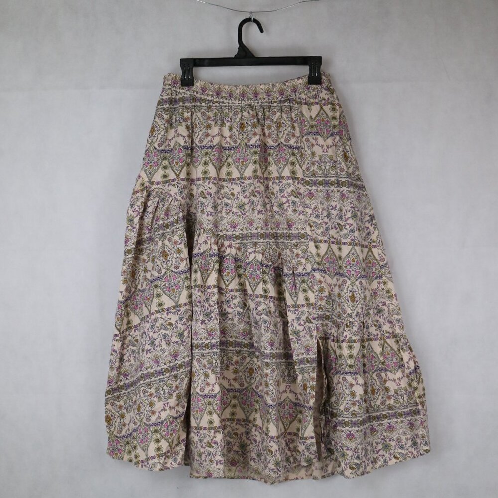 Free People Womens All About the Tiers A-Line Skirt, Size Medium